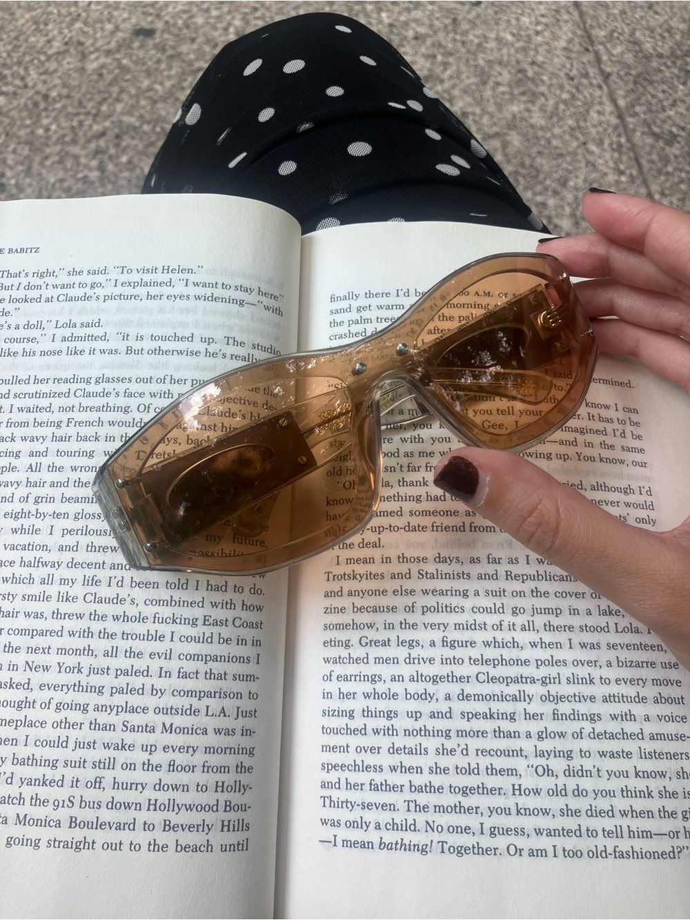 Clear Frame Sunglasses with Brown Tint - Women Accessories